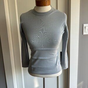Marlowe Italy Cashmere Sweater in Light Blue XS